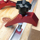 Quick Acting Hold Down Clamp T-slot T-track Clamp Set Woodworking Tool, Aluminum