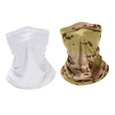 2pcs Unisex Silk Like Outdoor Balaclava Headscarf Skiing Biking Headband