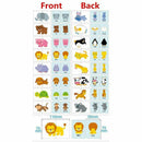 Baby Infant 32pcs Flash Card Jigsaw cognition puzzle Shape Matching Puzzle