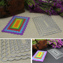 6pcs Cutting Dies Frame DIY Album Scrapbook Bookmark Card Decor Tool