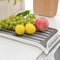 Home Kitchen Double Layers Drain Rack With Tray Sink Caddy Tableware Countertop