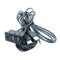 1.5M Car Vehicle Universal AUX 2 USB Audio Dashboard Mounted Extension Cable