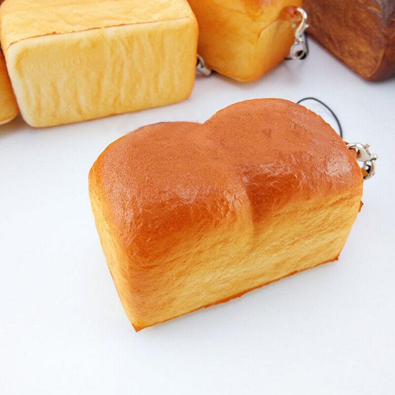 Loaf Simulation Bagels Soft phone Charm Bread Scented Strap 2017&d