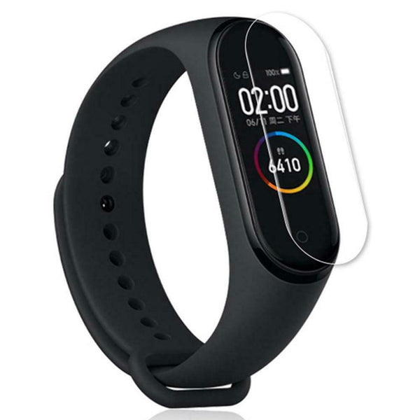 Hat-Prince 2pcs TPU Full Cover Screen Protective Soft Films for Mi Band 4  #gib