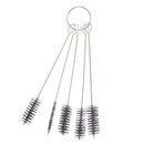 5pcs/set Durable Nylon Shank Briar Tobacco Pipe Cleaner Stainless Steel Brush BX