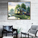 Fairy Wood Cabin Diamond Painting Cross Stitch Needlework Full Kit Rhinesto