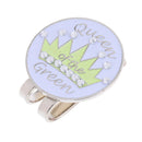 Shiny Rhinestone Magnetic Hat Cap Visor Clip On Golf Ball Marker Gift