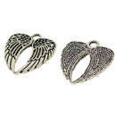 30x Alloy Wings Shape Pendants DIY Necklace Bracelet Jewelry Making Charms