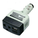 12V 24V DC to AC 220V Portable Car Power Inverter Adapter Plugs Converter + H8Z4