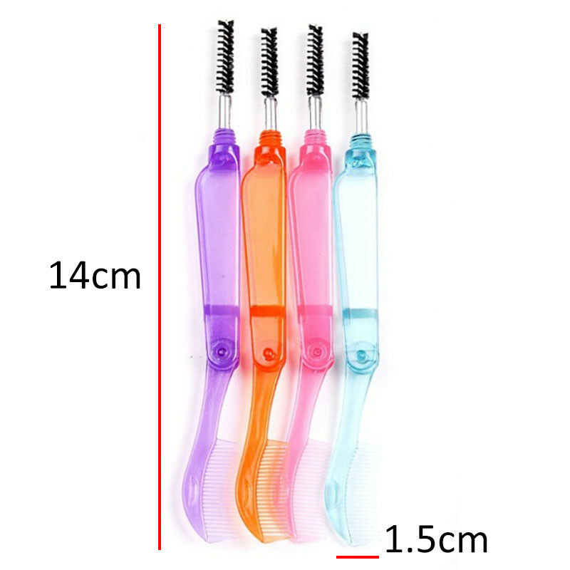 1X eyelash extension comb brush lash eyebrow cosmetic makeup supply toolB Gn