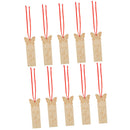 10pcs Country Wooden Butterfly Crafts Tags Bookmark Scrapbooking Wedding DIY