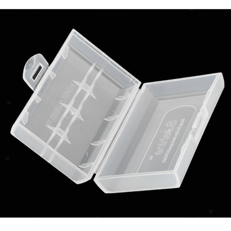 10 Pcs Battery Storage Box Organizer Pack of 5 Cases. Stores 18650 Batteries.