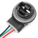 Bulb Socket 3157 Lamp Holder Light Harness Wire Plug Connector Adapter Car