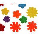 100pcs Felt Appliques Craft Flower Shape Decorative Scrapbooking 20-33mm