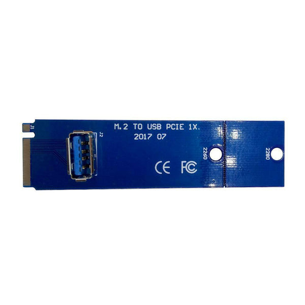 M.2 NGFF to USB3.0 Converter Card Mining Riser Card VGA Extension Cable