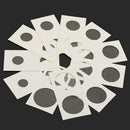 100pcs Square Paper Coin Album Collection Cardboard Coin Holder Easy ortw