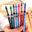 7Color 0.5mm Medium Gel Pen Color Ink Rollerball Pen New Business Office X6K2
