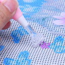 5D DIY Diamond Painting Cross Stitch 1 Head Point Drill Pen with Light(Cat)