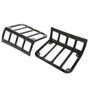 Rear Taillights (Tail Light) Gloss Black Light Guard Covers For Jeep Wrangler JK