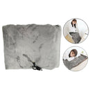 Flannel USB Electric Blanket Heated Shawl 100x70cm for Cozy Couch or Bed,with