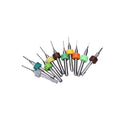 10 Pcs 0.1~1.0mm PCB Print Circuit Board Carbide CNC Mini Micro Drill Bits Tool+