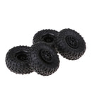 4Pcs 1/12 Scale RC Car Speed  Rubber Tyres Wheel for D90 MN90 MN91