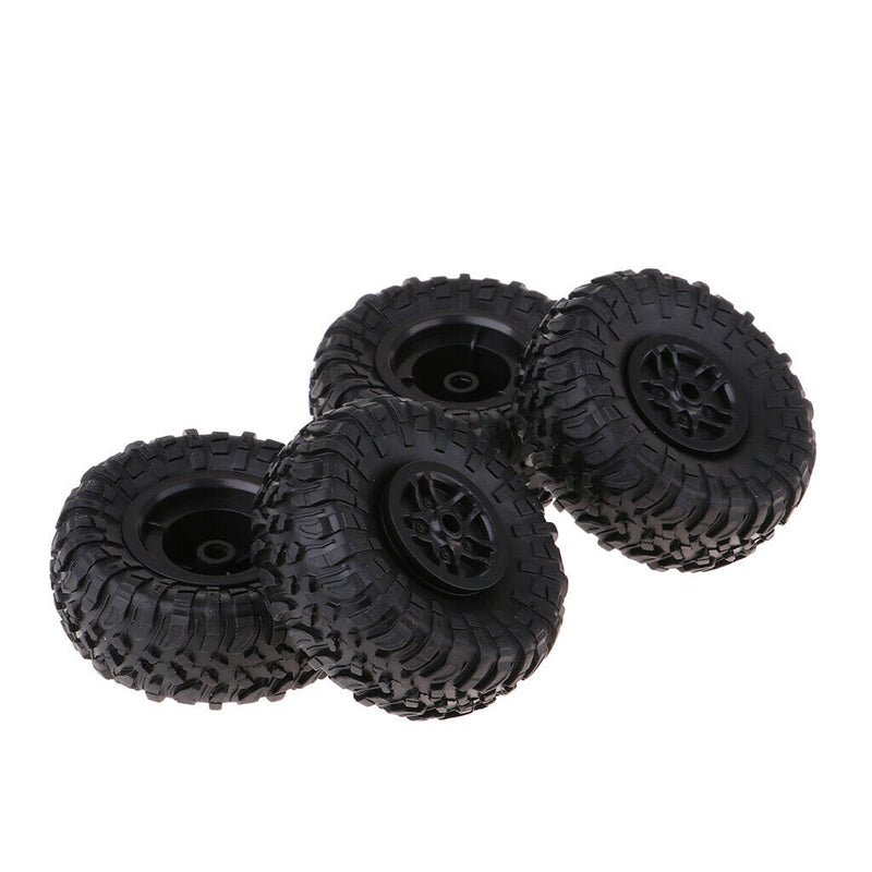 4Pcs 1/12 Scale RC Car Speed  Rubber Tyres Wheel for D90 MN90 MN91