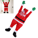 Super Large Velvet Santa Claus Decoration Clothes Hanging on the Door WallSEAU
