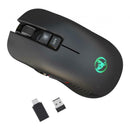 2.4G Wireless Ergonomic Optical Mouse, 800 /1600/2400/3600 DPI, 8 Buttons for