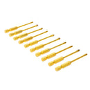 10x 4mm Hex Shank Crossed Spear Head Drill Bit for Glass Tile Mirror Ceramic