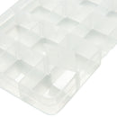 15 COMPARTMENT CLEAR PLASTIC TACKLE BOX Fly Fising LURE Tool Case ES