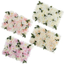 Artificial Rose Flower Wall Spring Flower Backdrop Pink+White