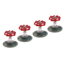 4Pieces Industrial Rustic Wall Mounted Hand Wheel Hook Coat Hat Clothes Hook