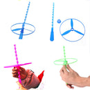 Package of 12 Twisty Flying Saucers Assorted Colors Helicopters Kids Gifts Toys