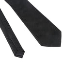 Black Color Tie Formal Stripe for Men Knight