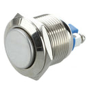 5X(Momentary electric pushbutton switch 19mm for car  R2F6)