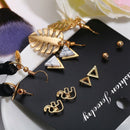 Fashion Bohemian 6 Pairs Of Creative Combination Earrings For Women Tassel