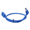 USB 3.0 Right Angle Male to USB 3.0 Female Extension Cable 1 FT