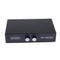 2-Port VGA Switch, Video Audio Bidirectional Switcher Box Metal Housing Shell