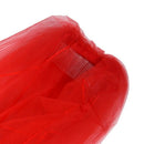 New 3 Tier Elegant Wedding Bridal ribbon side Tulle Veil With Comb Red