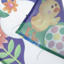 Morigins happy easter bunny colorful eggs double-sided spring garden flag de OZ