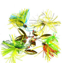 Rotating Fish-type Sequined Beard Lures Bait Noisy Dec Bait B3L0 Spiner Buz T4H7