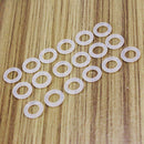 120x Rubber O-Ring Switch Dampeners White For Cherry MX keyboard Dampers  ghj