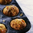 Mini Muffin Pan 24 Cup Nonstick Carbon Steel Cupcake Pan Baking Tray Black