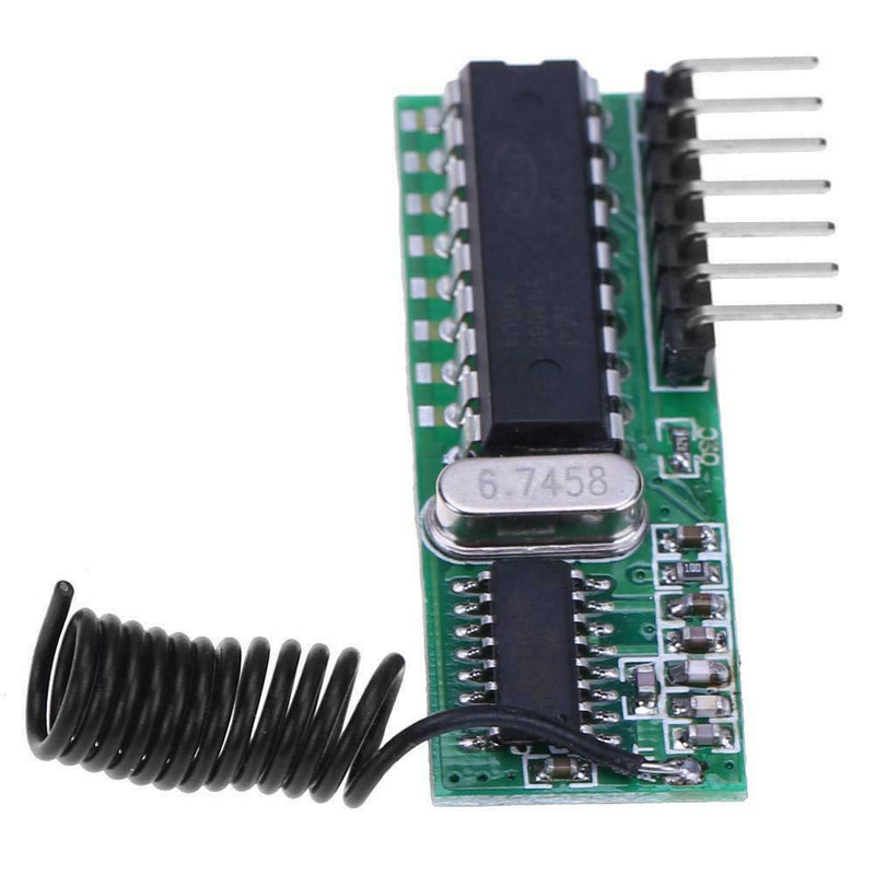 Wireless Superheterodyne Decoding Receiver Transmitter Module Kit 433Mhz
