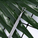 dual-ended stainless steel triangle uv gel remove cuticle pusher nail art tool Z