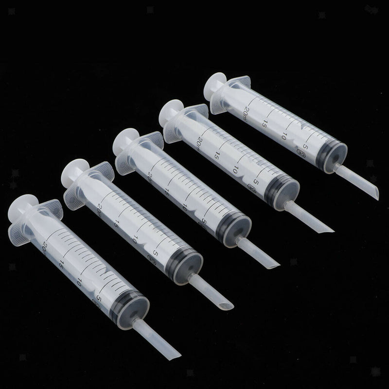 10Pcs Pet Canaries Bird Feeding Syringe Baby Parrot Feeders Injector 20ml