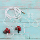 In Ear Sports Earphone With Microphone Stereo Bass Sound Headsets Earbuds Red