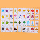 36 Pieces Preschool Educational Flash Cards for Kids Color