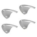 4pcs Stainless Steel Midget Clam Shell Wire Cable Vent Cover for Boat Marine